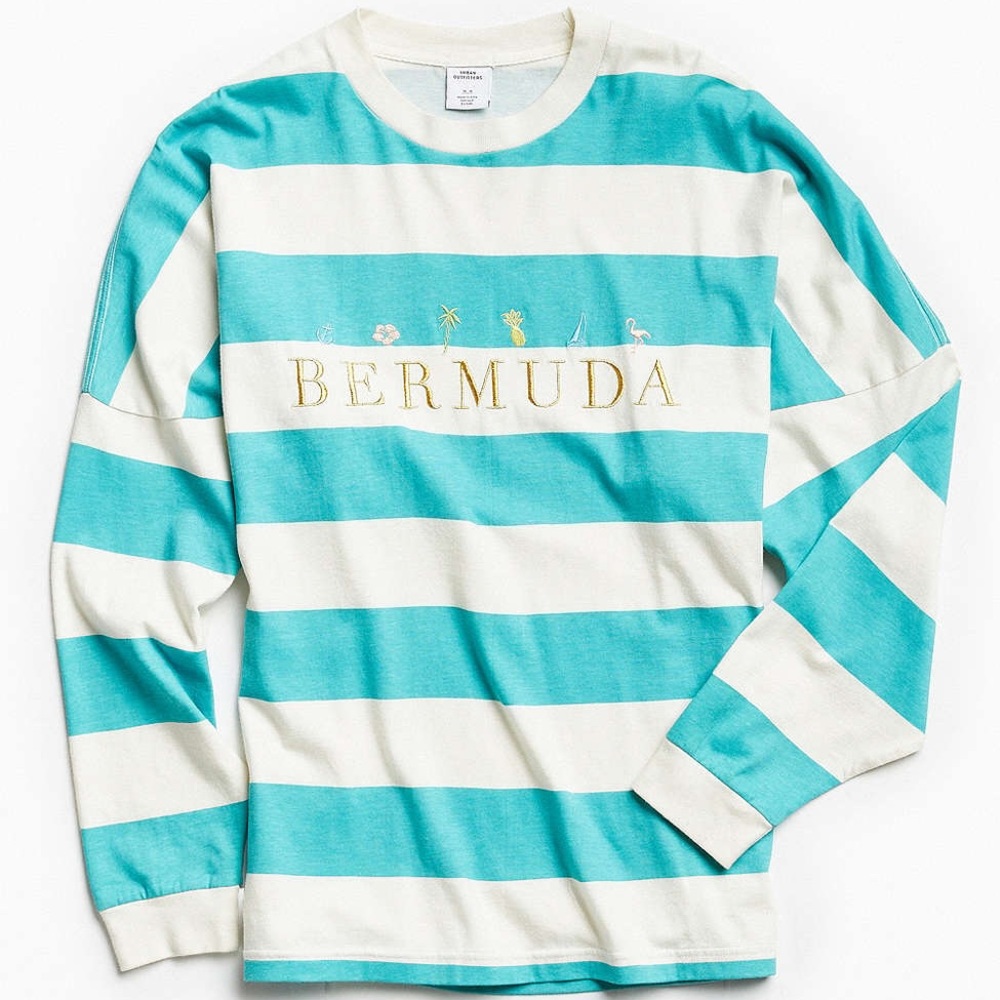 Urban Outfitters Bermuda Striped Shirt